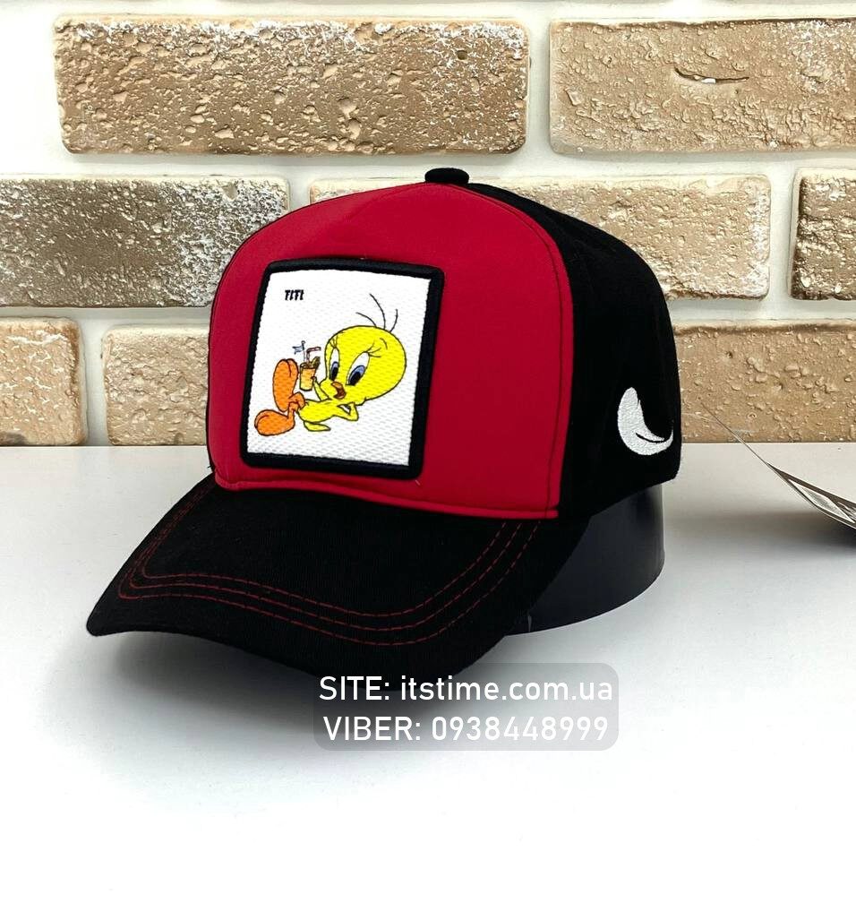 Красная бейсболка тракер Tweety с принтом Твити :: Купити в інтернет ...