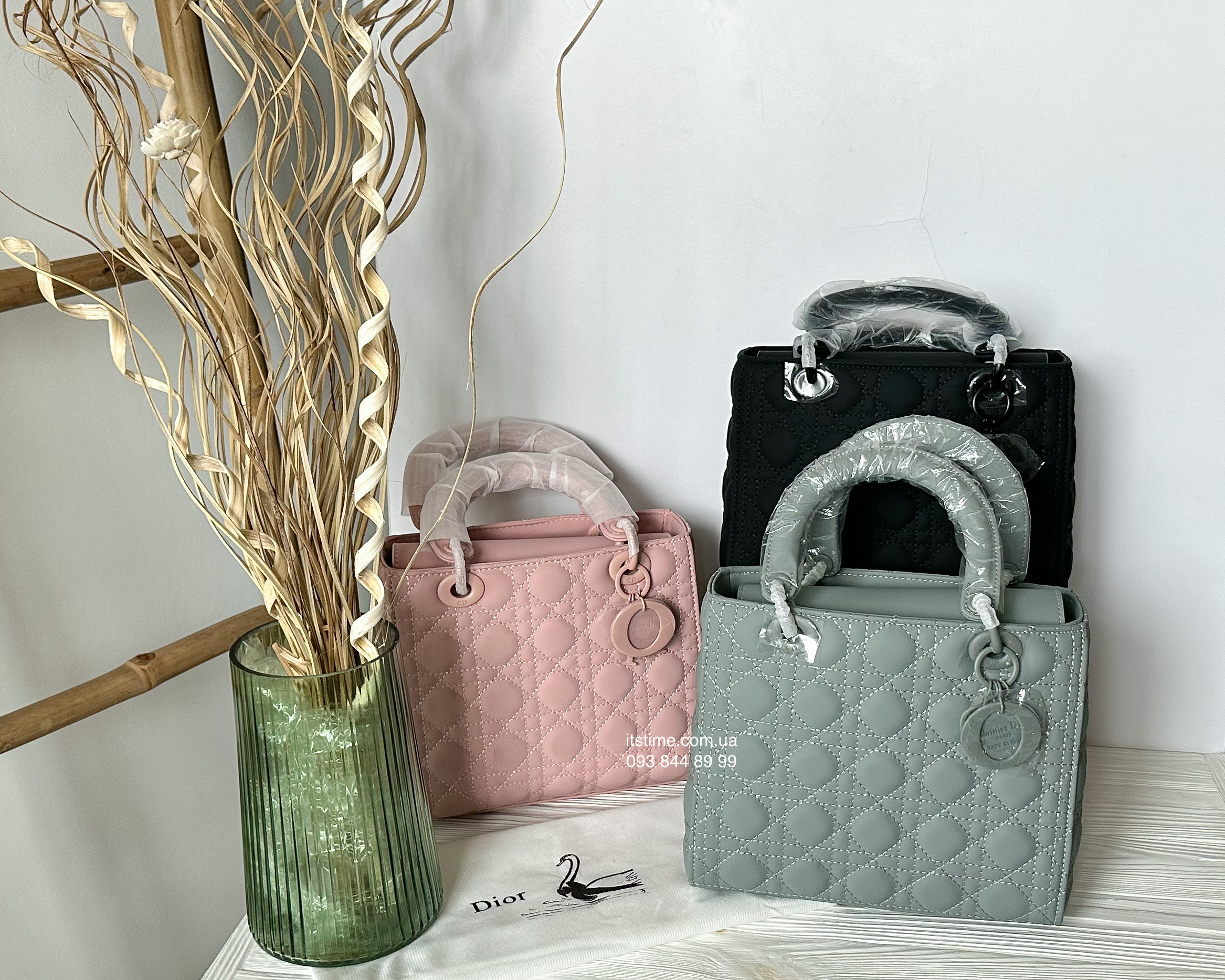 Купити модну сумку Dior | Сумка рожева LADY MEDIUM BAG за 110.00 $