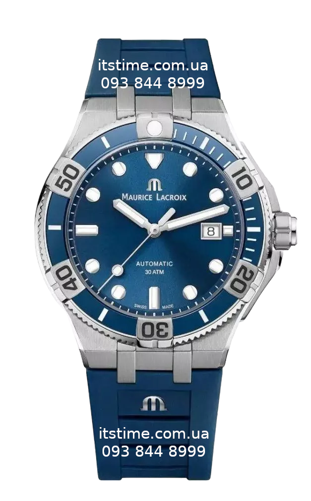 refurbished MAURICE LACROIX AIKON VENTURER AUTOMATIC 43 MM BLUE