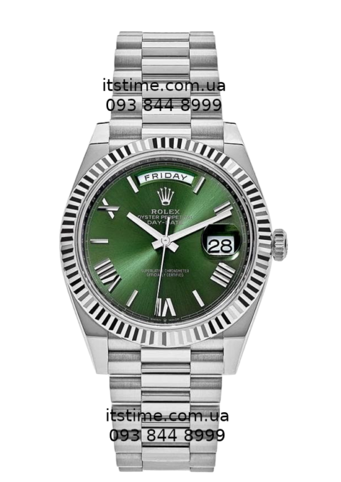 Купити годинник Копія ААА Rolex day-date 40 mm President steel