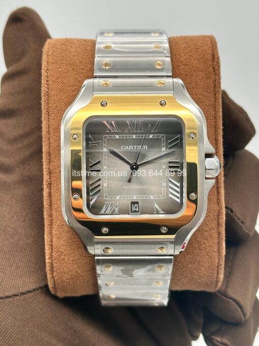 Купити годинник Суперклон Cartier Santos de Cartier large model