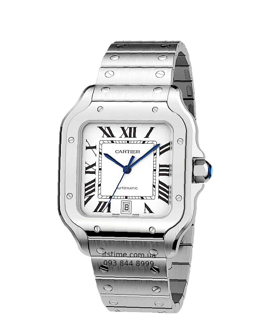 Купити годинник Копія AAA Cartier Santos de Cartier 40 mm Date