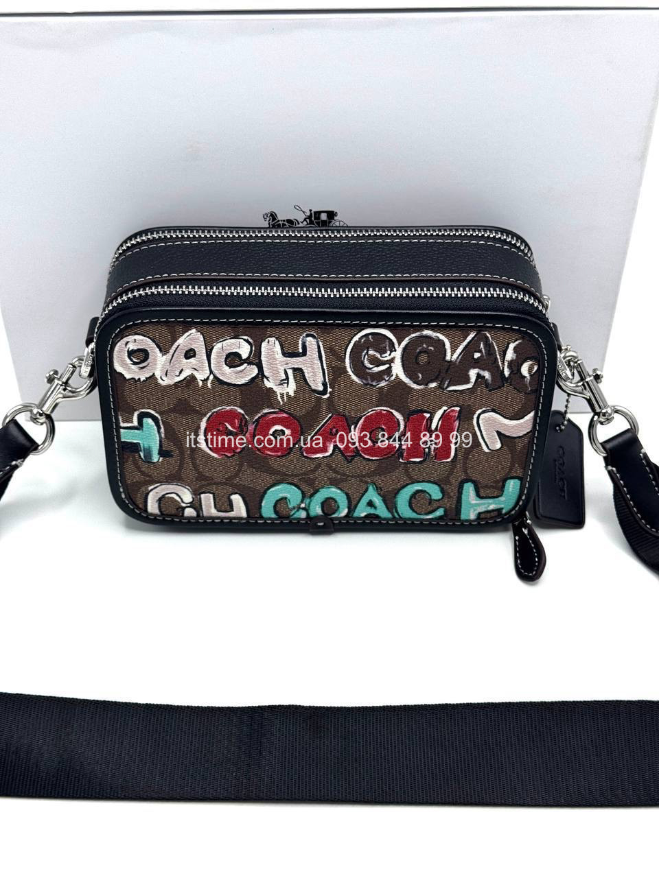 靴/バッグ COACH PURSE 公式】COACH – コーチ | プラザ バッグ 18・シグネチャー キャンバス