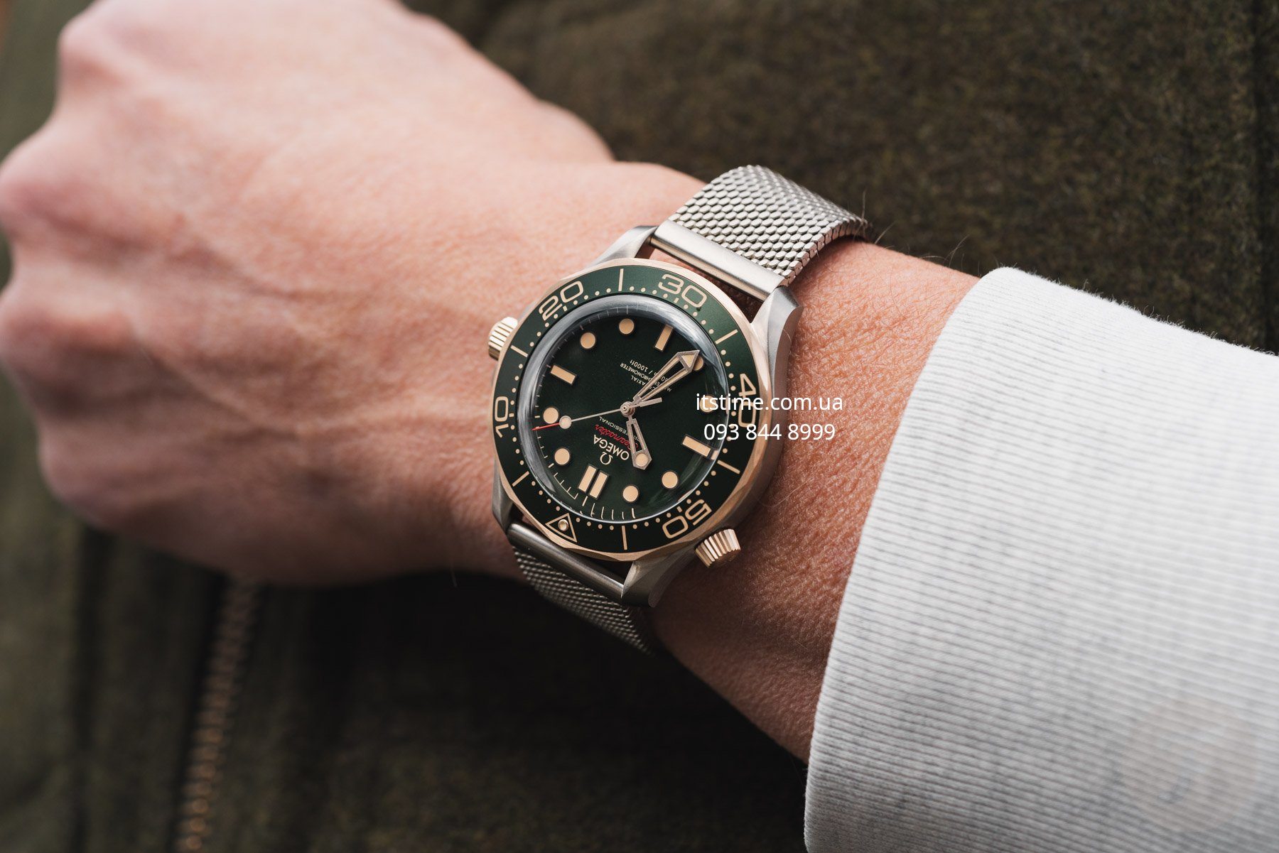 Купити годинник Суперклон Omega Seamaster Diver 300M 42 mm Rose