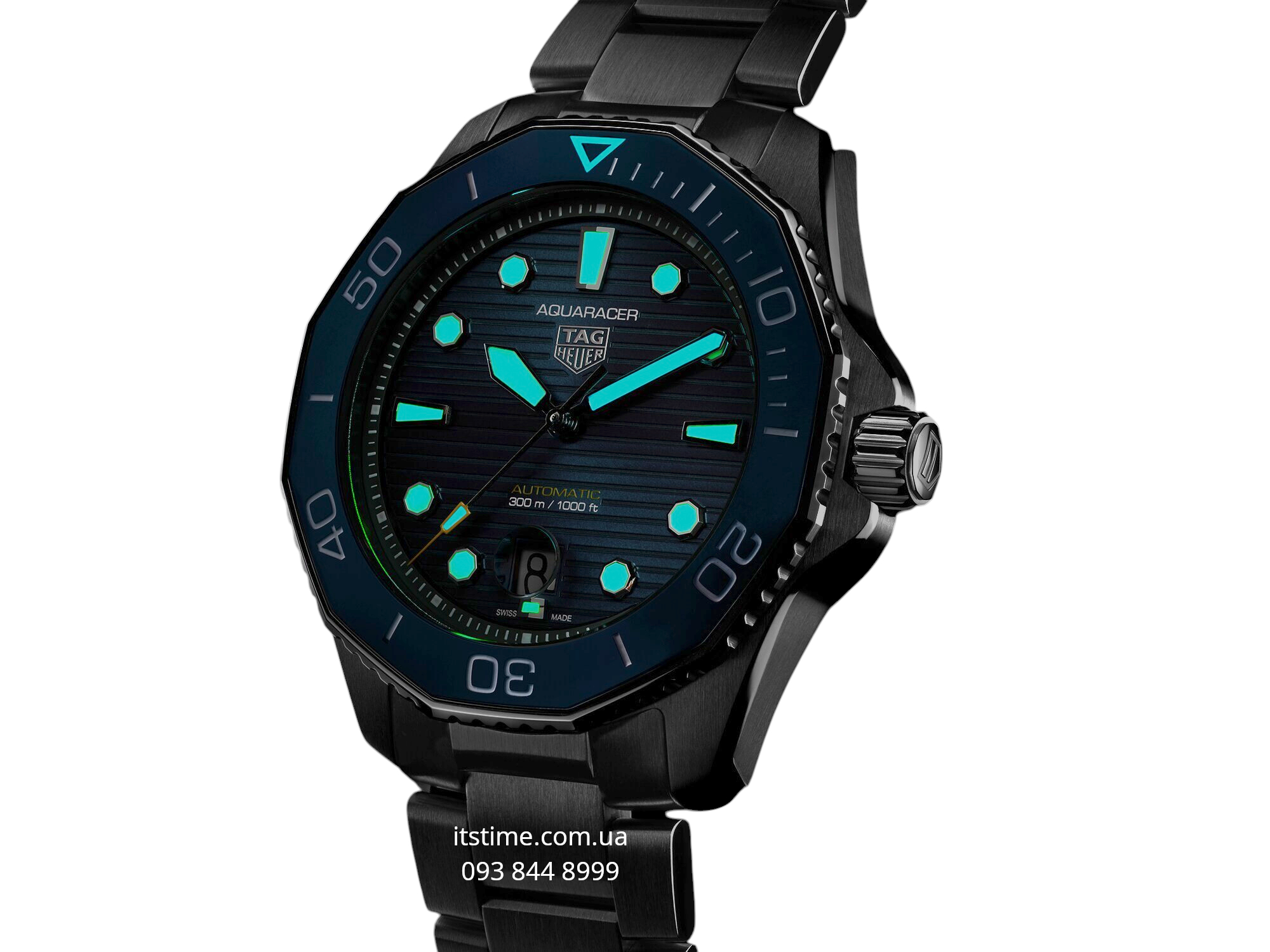 Refurbished TAG Heuer Aquaracer Professional 300 Date 43 mm Blue