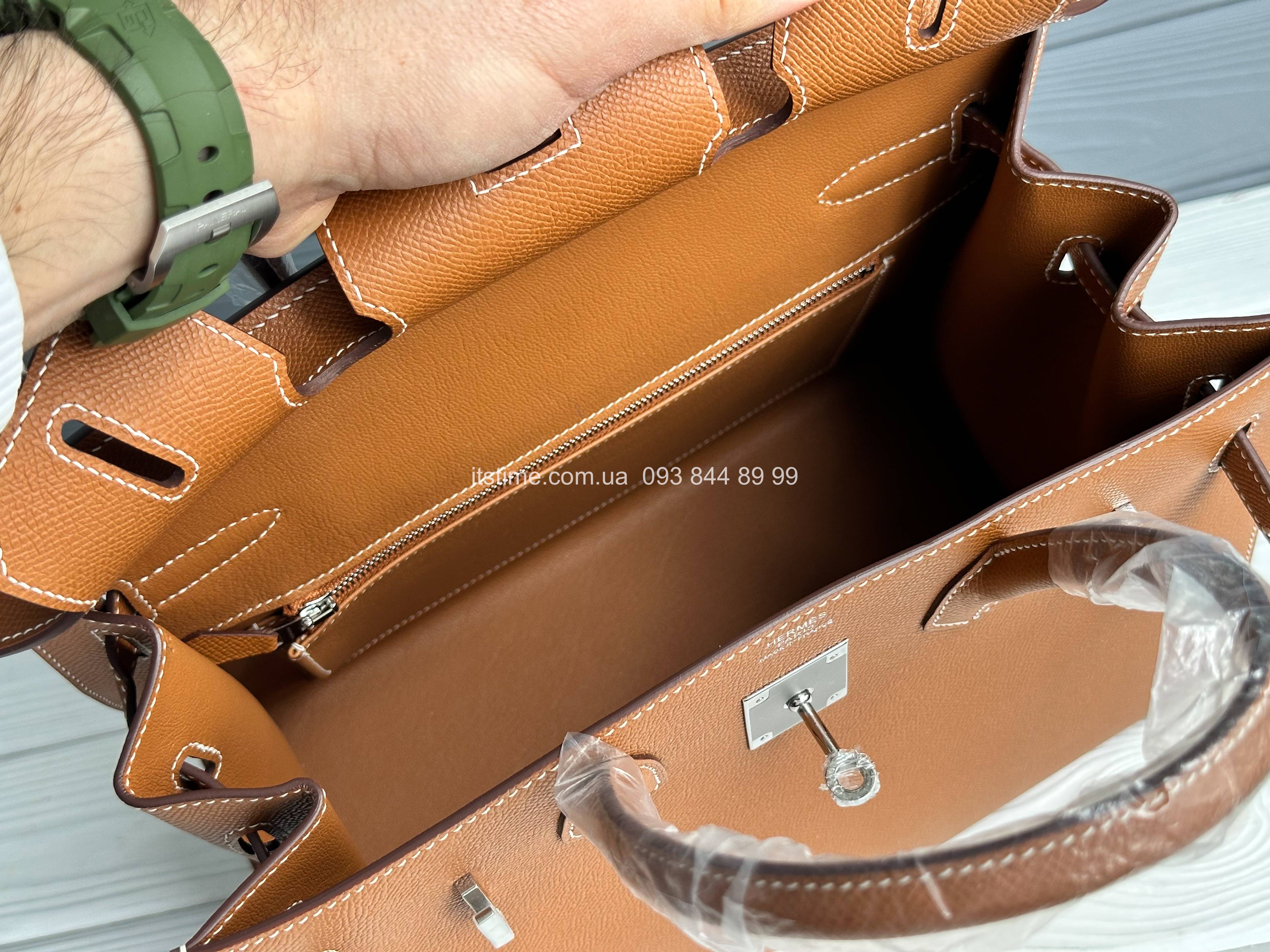 Купити модну сумку Hermes | Сумка Birkin 30 cm Brown Epsom Leather